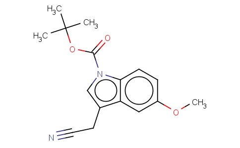 TERT-BUTYL 3-(CYANOMETHYL)-5-METHOXY-1H-INDOLE-1-CARBOXYLATE